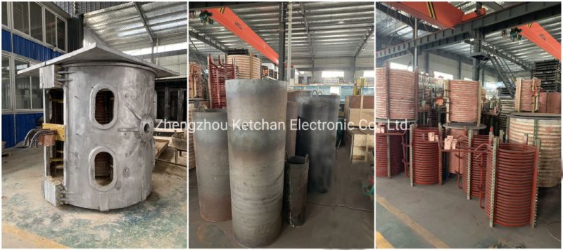 Induction Heating Furnace with Aluminum Shell for Metal Casting