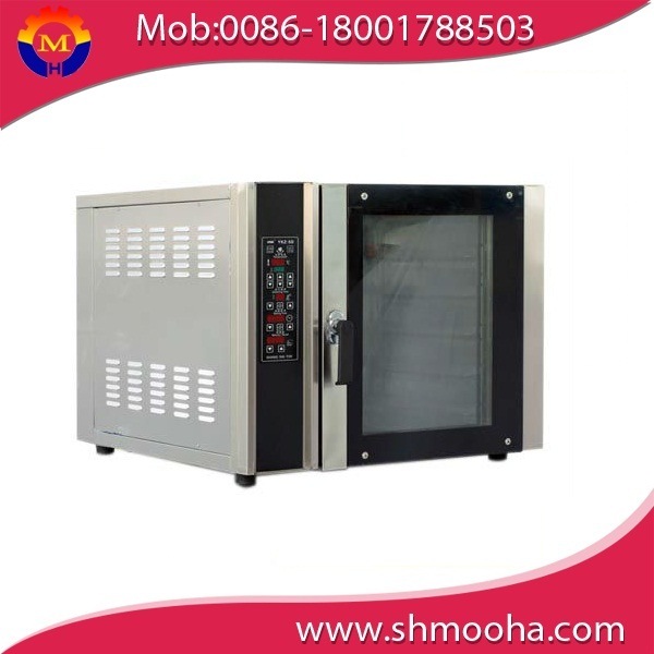 Stainless Steel Industrial Electric Convection Oven 5 Pans for Bakery