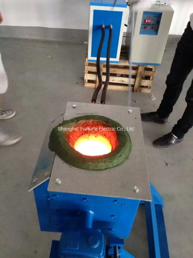 Induction Heating Small Type Copper Melting Furnace
