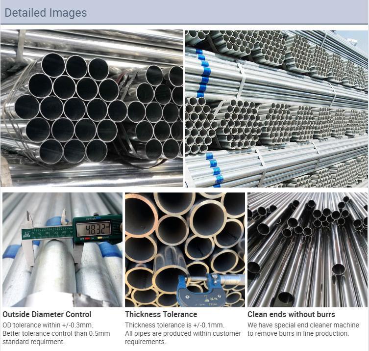 Construction Building Materials Galvanized Pipe, Steel Scaffolding Pipe