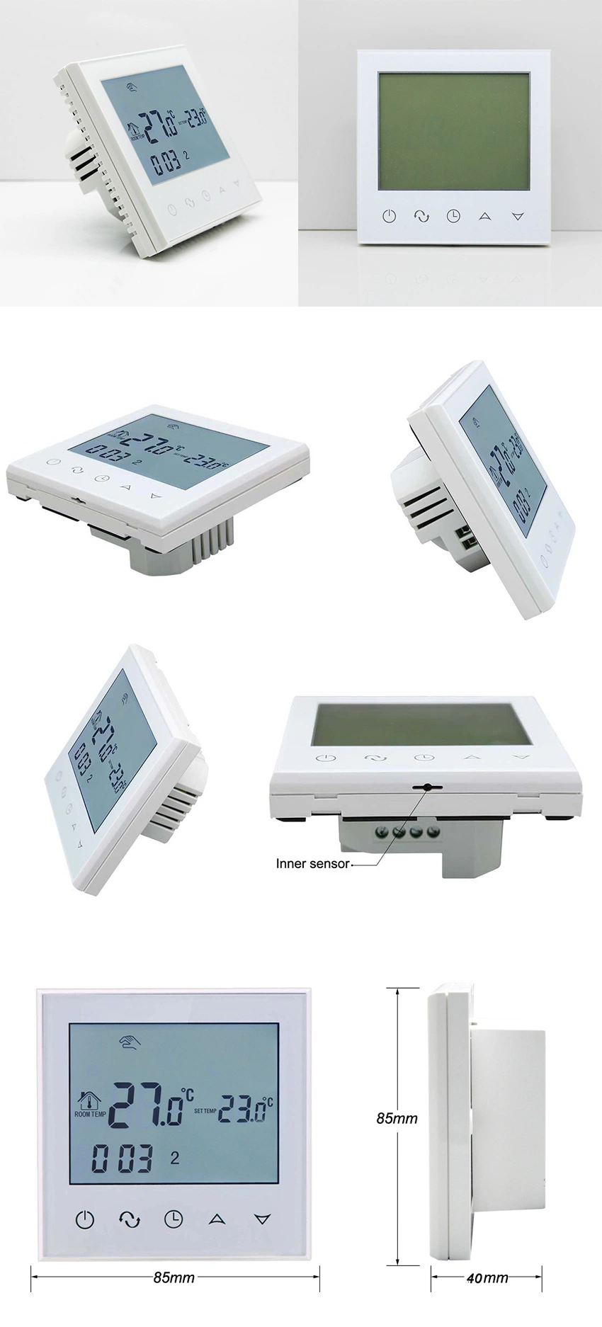 Radiant Smart Hotel Room Thermostat for Electric Heating System