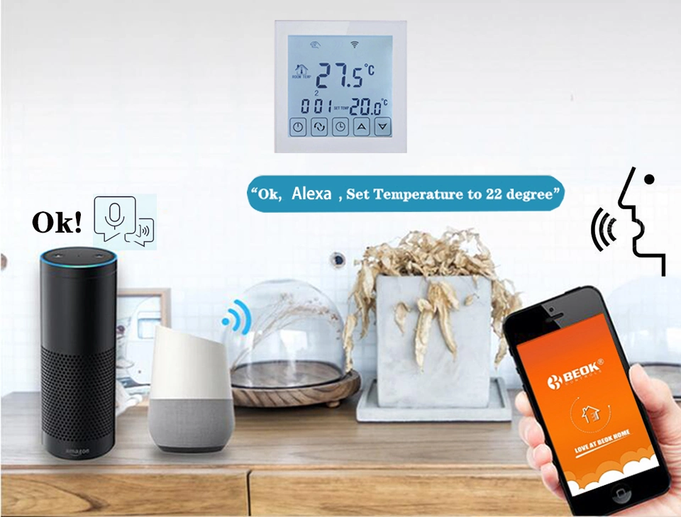 Wired Smart WiFi Control Thermostat for Electric Heating System