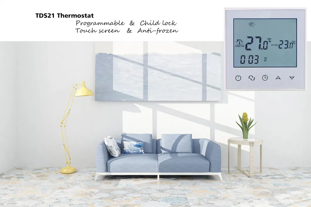 China Hot Sale Room Thermostat for Electric Heating System