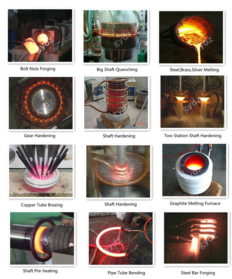 High Power Electric Induction Heater for Titanium Rods Forging