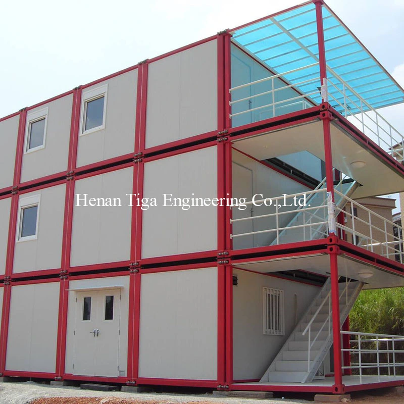 Light Steel Mobile Prefabricated Container House for Office, Log Cabin, Studio