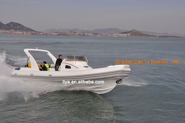 Liya 27feet Rigid Inflatable Boat Luxury Rib Boat with Cabin