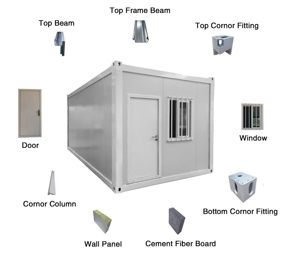 Portable Shipping Container House Mobile Toilet Home Flat Pack Log Store
