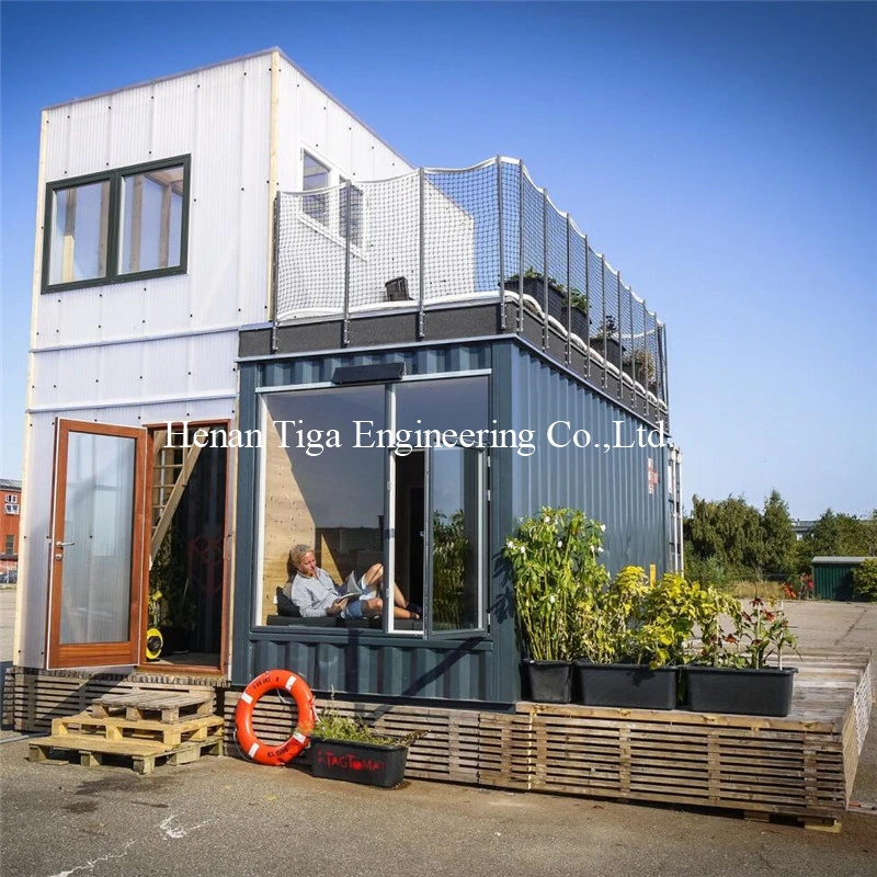 Light Steel Mobile Prefabricated Container House for Office, Log Cabin, Studio