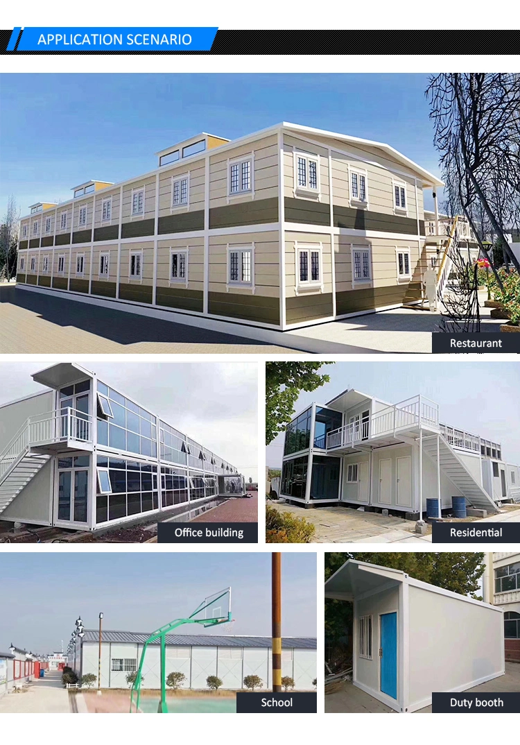 High Quality Luxury Prefabricated House Use Prefab Cabin Container House