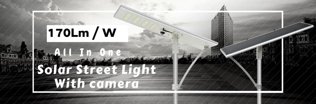 Integrated Solar Street Light with High-Definition Camera and GPRS Remote Management