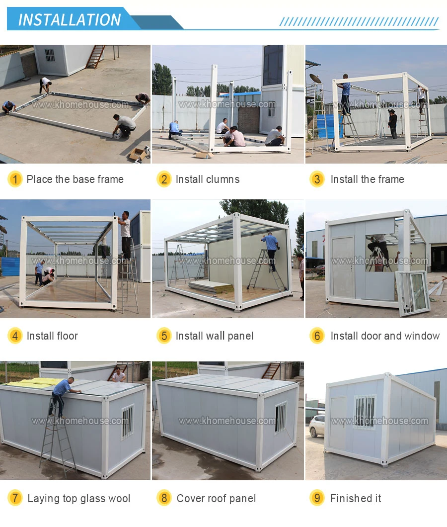 Construction Site Movable House Porta Cabin Accommodation Units
