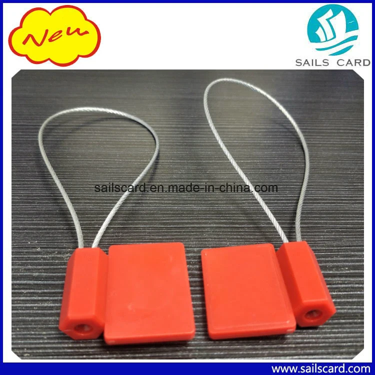 RFID NFC Asset Tags Red Asset Seal Wire Tag-NXP Ntag213