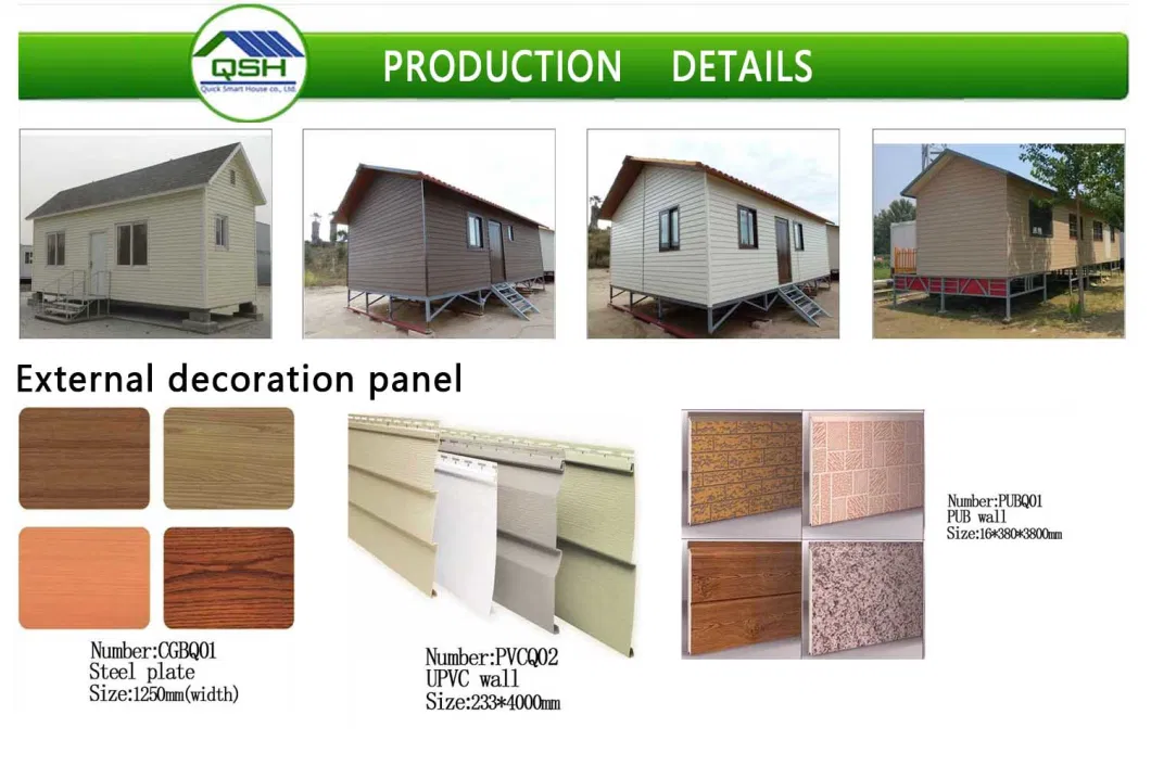 EPS Prefab House Caravan Cabin Kit Homes Prefab Houses for Sale in South Africa Tiny Haus