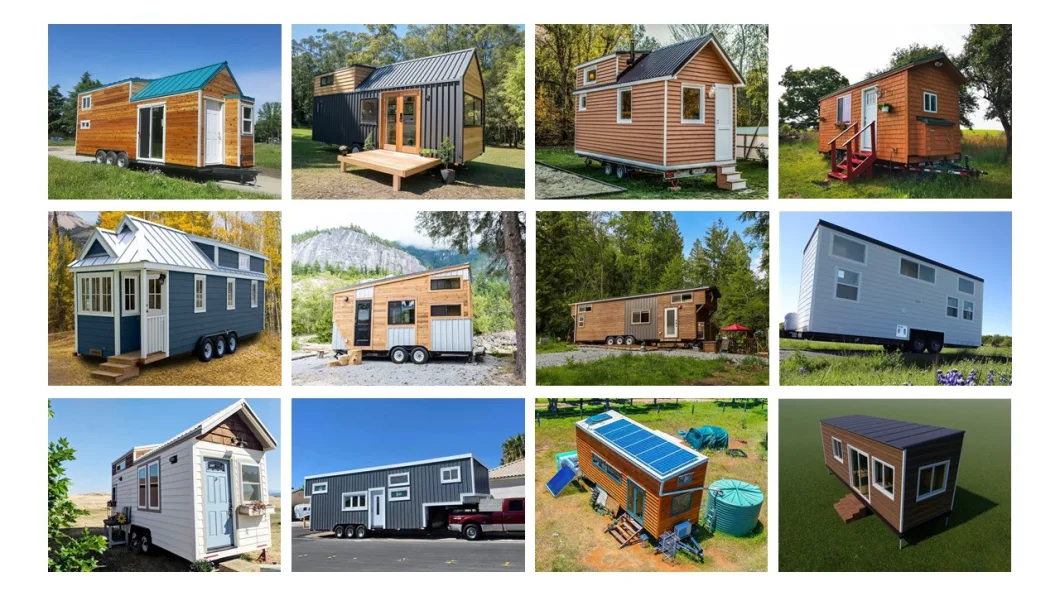 Prefabricated Mobile Tiny House on Wheels