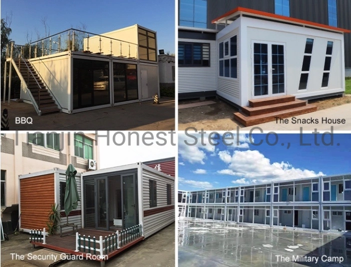 Prefabricated Lowes Portable Tiny Modular Prefab 2-Bedroom Container House Mobile Homes Luxury