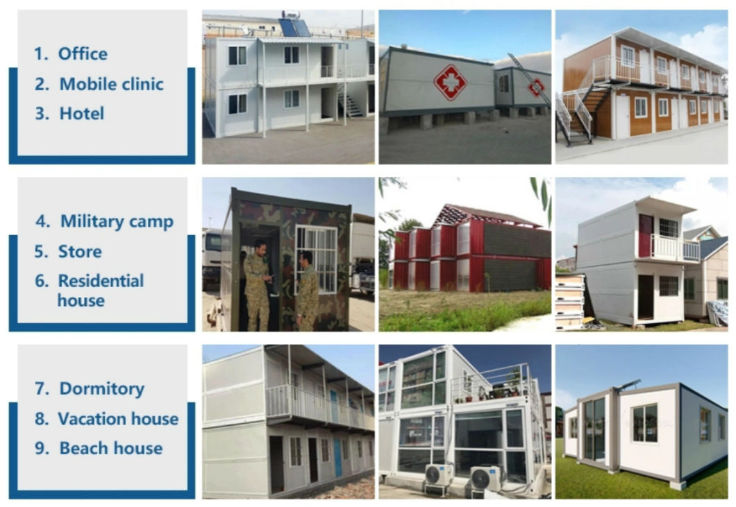 SGS Modern Mobile Movable Steel Modular Living Foldable Folding Expandable Container Prefabricated Prefab House