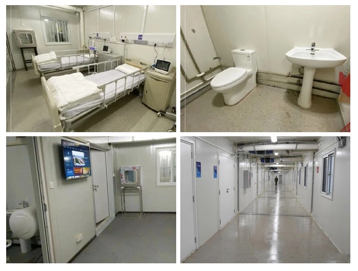 2019 China Fast Build Wuhan Mobile Cabin Hospital Prefab Container House for Temporary Hospital