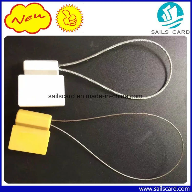 RFID NFC Asset Tags Red Asset Seal Wire Tag-NXP Ntag213