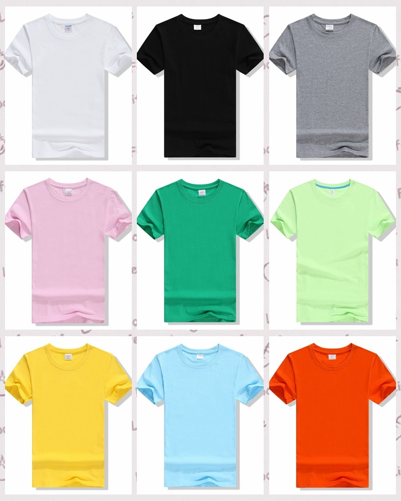 Custom Design Cotton Blank White Pink Women&Men T-Shirts