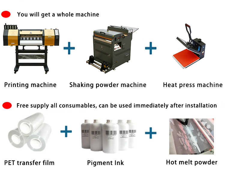 DTG Textile Heat Press Machine T Shirt Printing Printer Machine