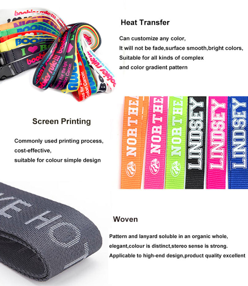 Heat Transfer Printing Retractable Yoyo Lanyard