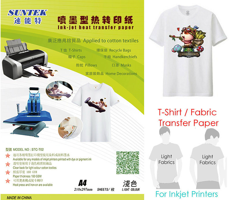 Thermal Heat Transfer Paper in A4 A3 Roll Szie