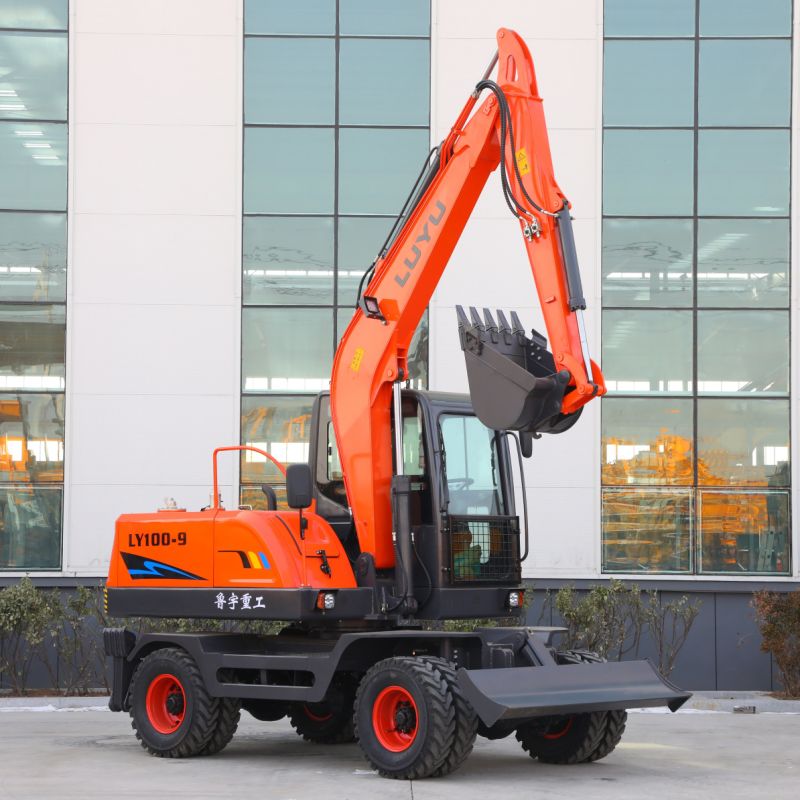 Low Cost Ly95 Mini Excavator Used to Dig and Shovel