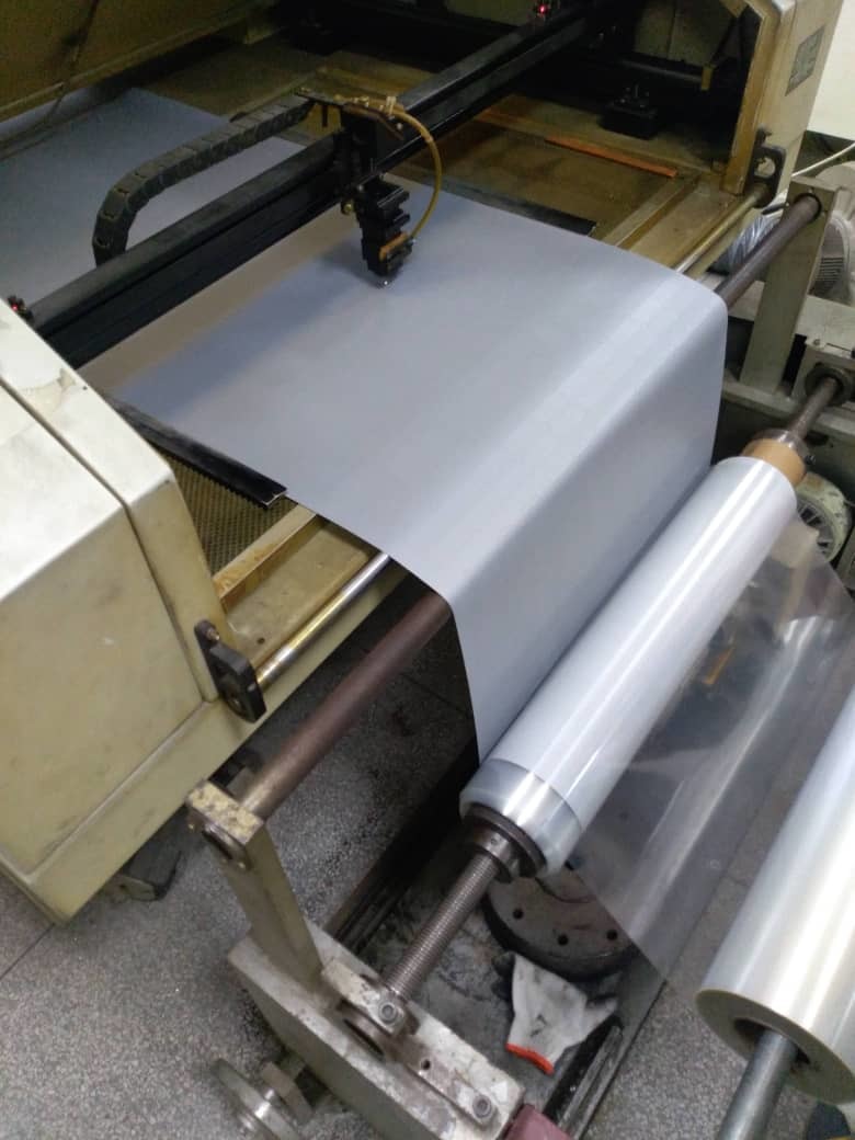Gray Reflective Transfer Vinyl Heat Transfer Safety Clothing