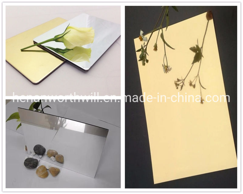 Glossy Surface Coated Mirror Aluminium/Aluminum Sheet for Heat Transfer Press