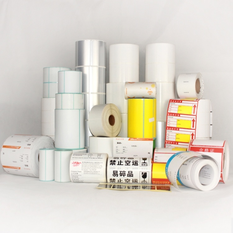 Self Adhesive 4X6 Direct Thermal Sticker Paper Thermal Transfer