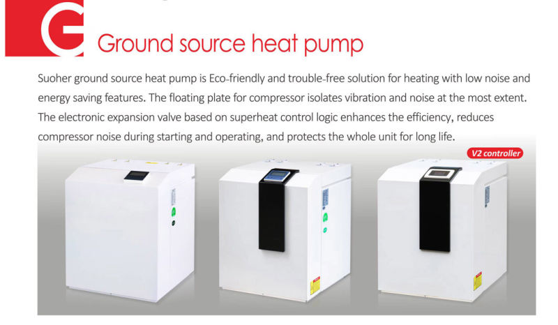 9kw Water to Water Heat Pump, Brine to Water Heat Pump for House Heating and Hot Water
