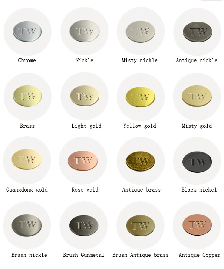 Custom Logo Labels Blank Tags Clothing Embossed Metal Label for Handbag