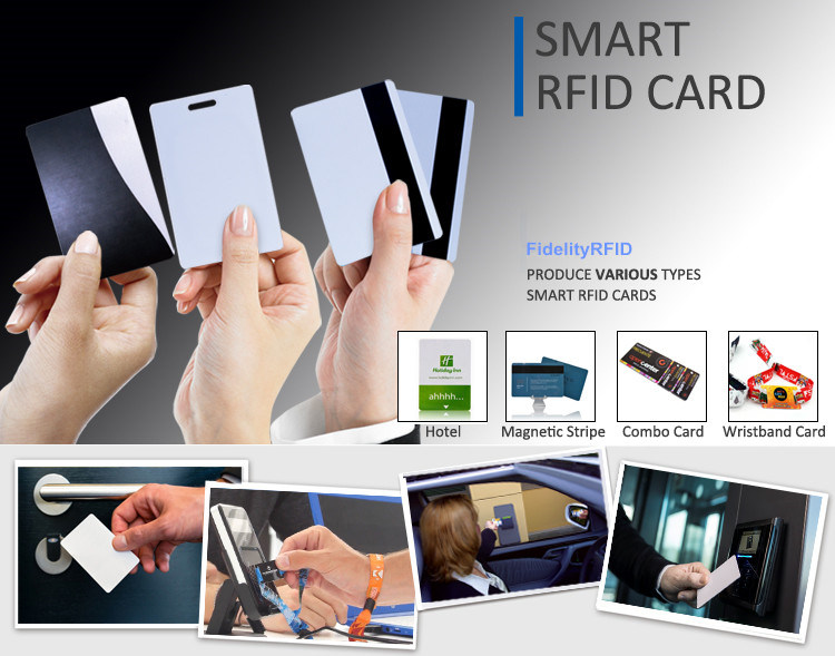 Lf 125kHz Preprinted Smart RFID Plastic Cards with Chip