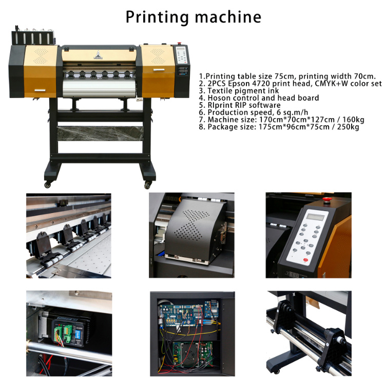 DTG Textile T Shirt Printing Printer Machine Heat Press Machine