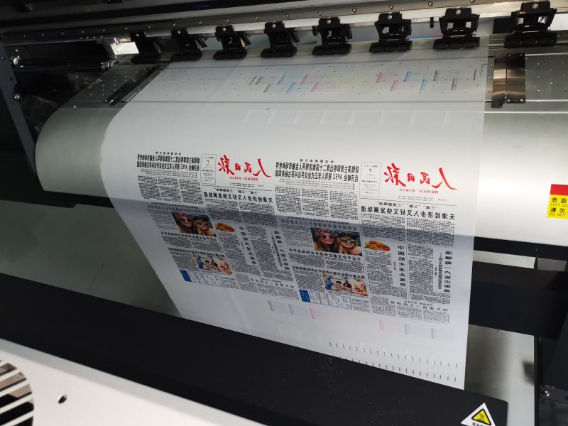 Dtf Heat Transfer Film Printing Machine with 2 Heads and White Ink