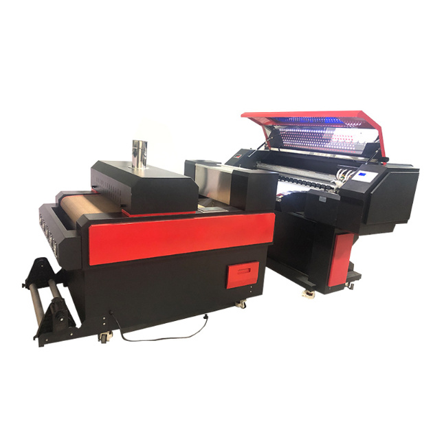 Pet Heat Transfer Film Inkjet Printer with Shake Powder Machine