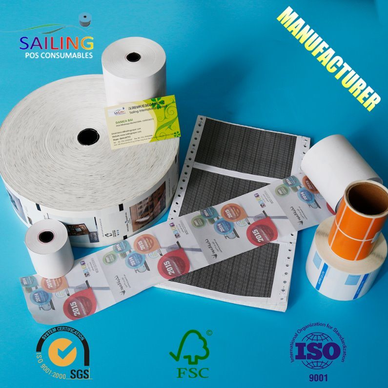 Self Adhesive Thermal Printed Labels Thermal Transfer Label