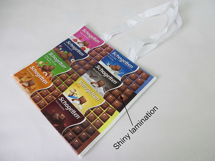 Promotional Heat Transfer Printing Non Woven Shopping Bag