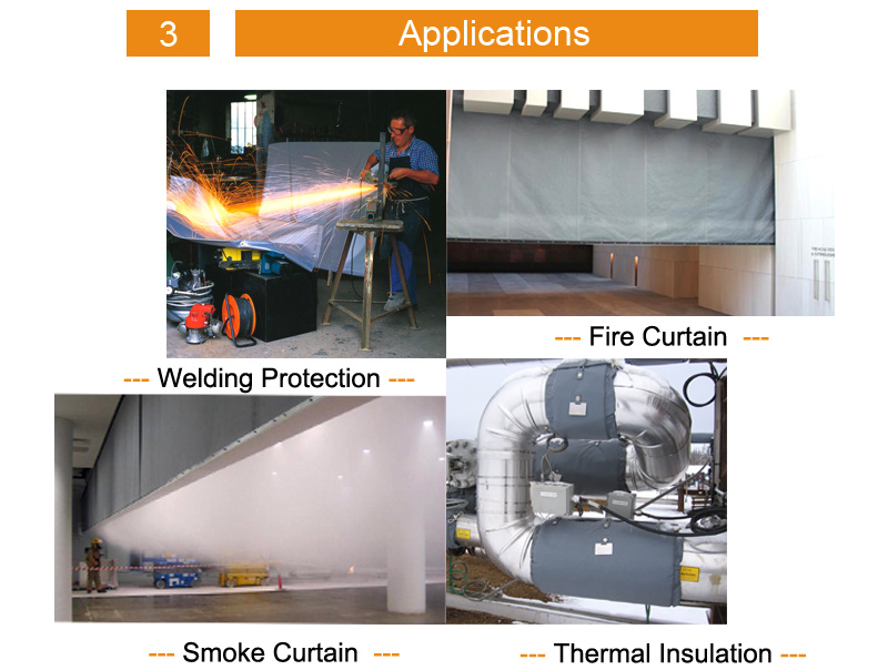 Heat Conduction Fireproof Cloth Silicone Coated Fiberglass Fabric