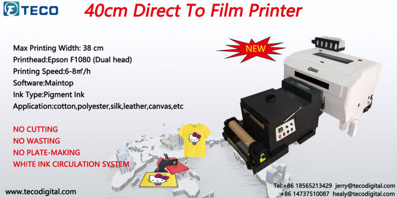 Direct to Film Pet Film Printer Heat Transfer Pet Film Dtf Printer