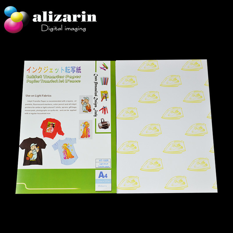 Good Washable A4, A3 Heat Transfer Paper for Light Garment