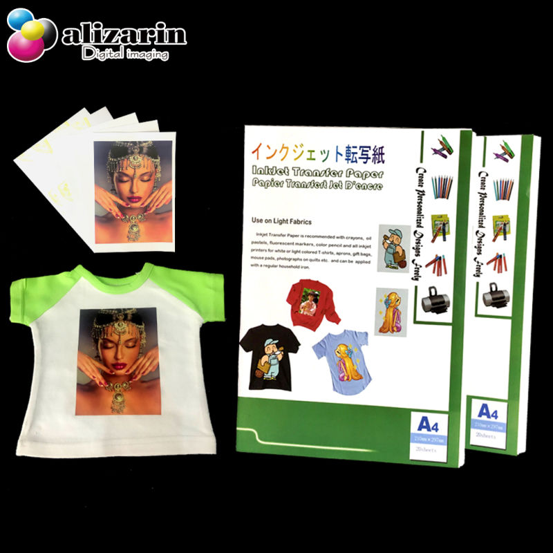 Good Washable A4, A3 Heat Transfer Paper for Light Garment