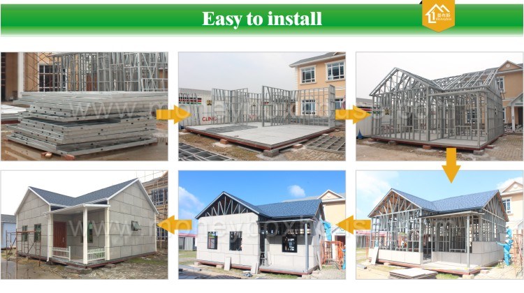 Inuslated Modular Pre Designed Pre Built Small Fabricated Houses for Sale