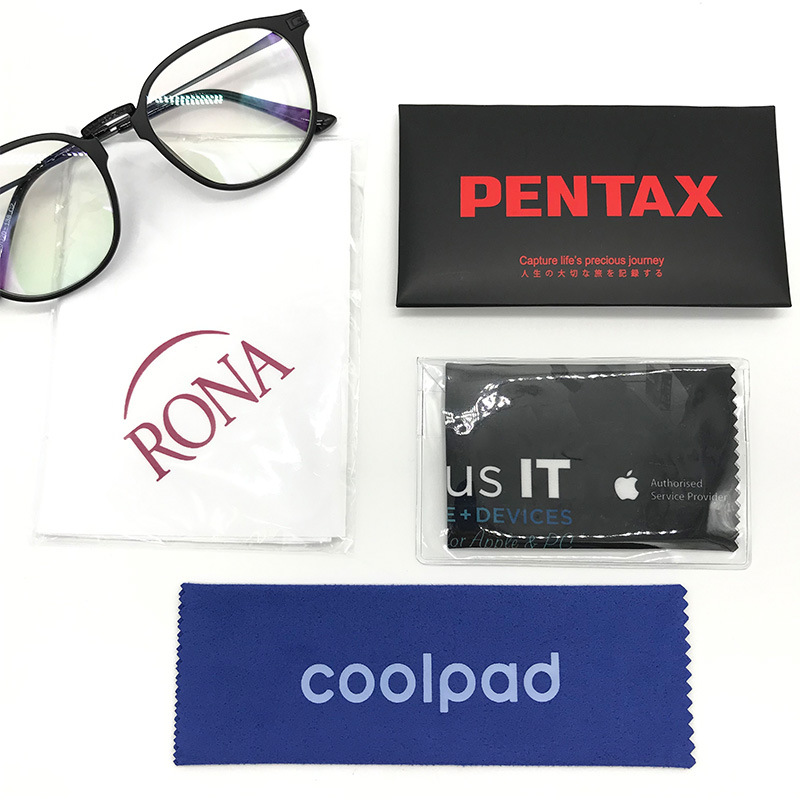 Custom Heat Transfer Printed Microfiber Lens Glasses Cleaning Cloth