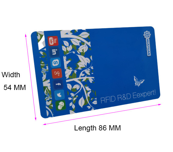 Professional Card Manufacturing Preprinted MIFARE Classic EV1 1K 4K PVC contactless smart RFID Card