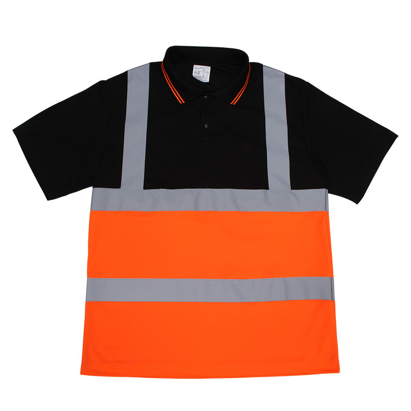 Direct Manufacturer Safety Reflective Workwear Mens Work Shirts Heat Transfer Logo