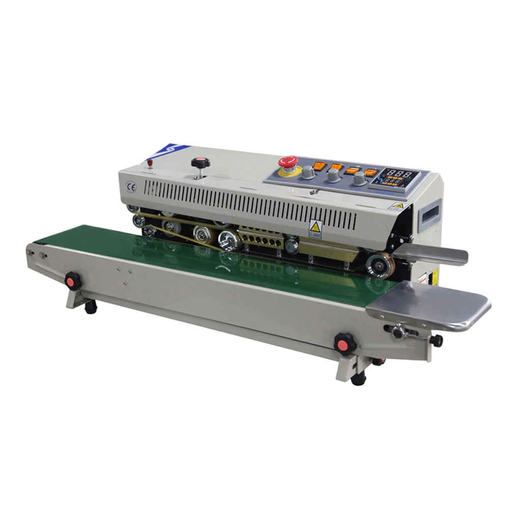Frcm-810II Vertical Solid Ink Print Coding Packing Food Continuous Plastic Bag Heat Band Sealer