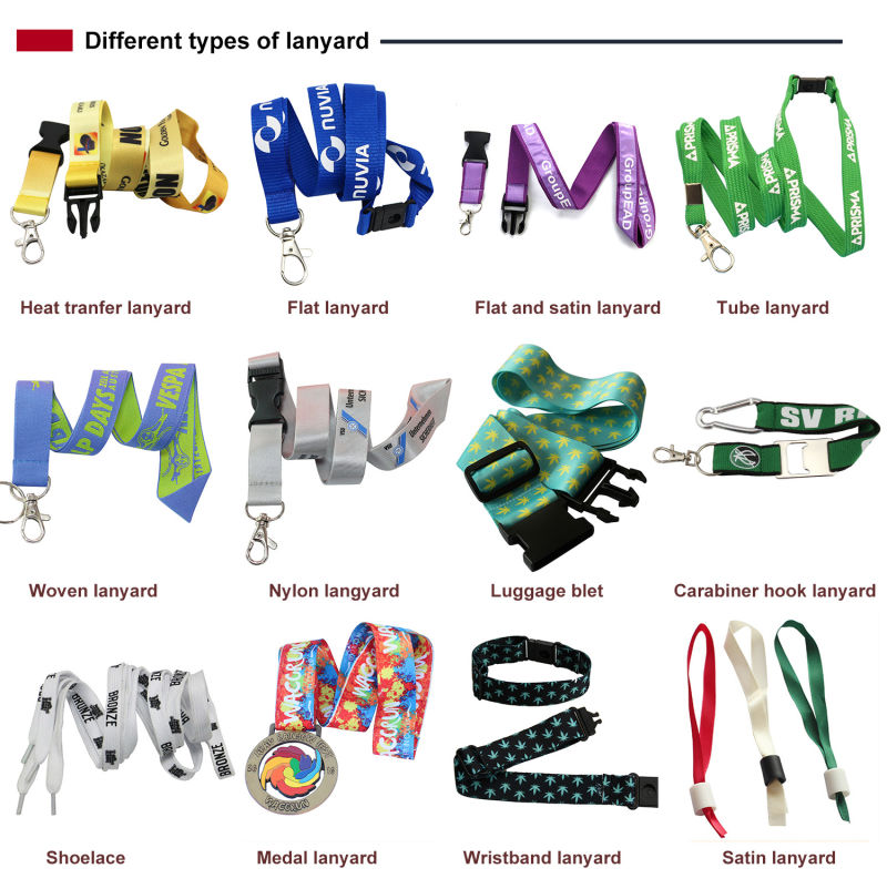 Wholesale Custom Printing Heat Transfer Lanyard