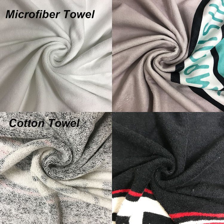 Hot Sale Promotion Heat Transfer Print Microfiber Beach Towel