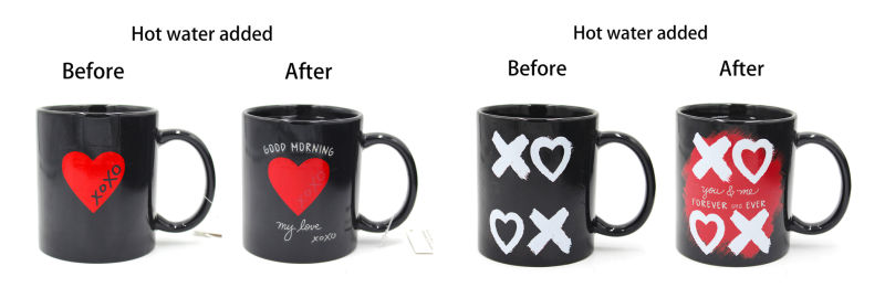 Personalized Printing Heat Changing Ceramic Coffee Mug